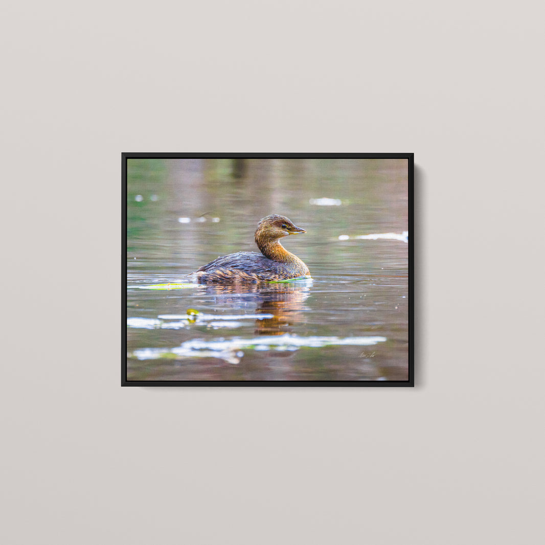 Small Water (Open Edition) — Black framed canvas mockup
