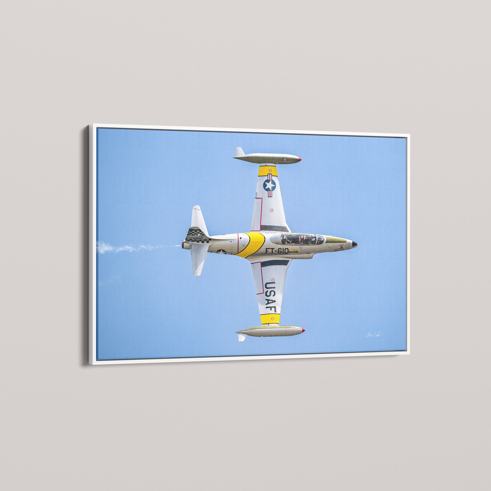 The Shooting Star — angled-white view