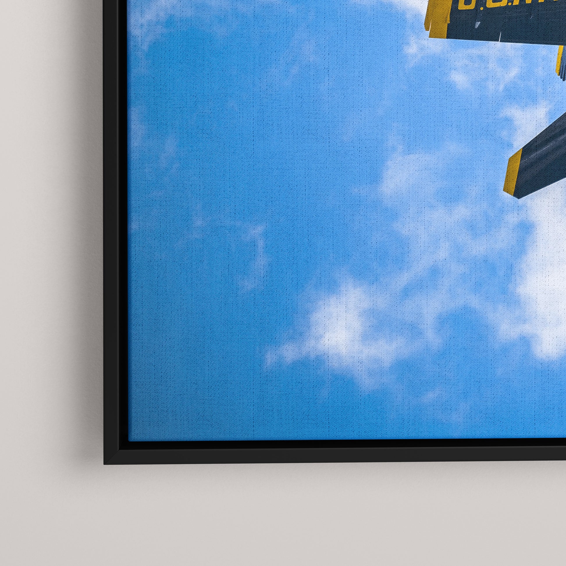 Inverted Blue — closeup1-black view