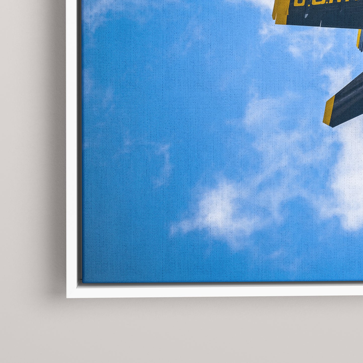 Inverted Blue — closeup1-white view
