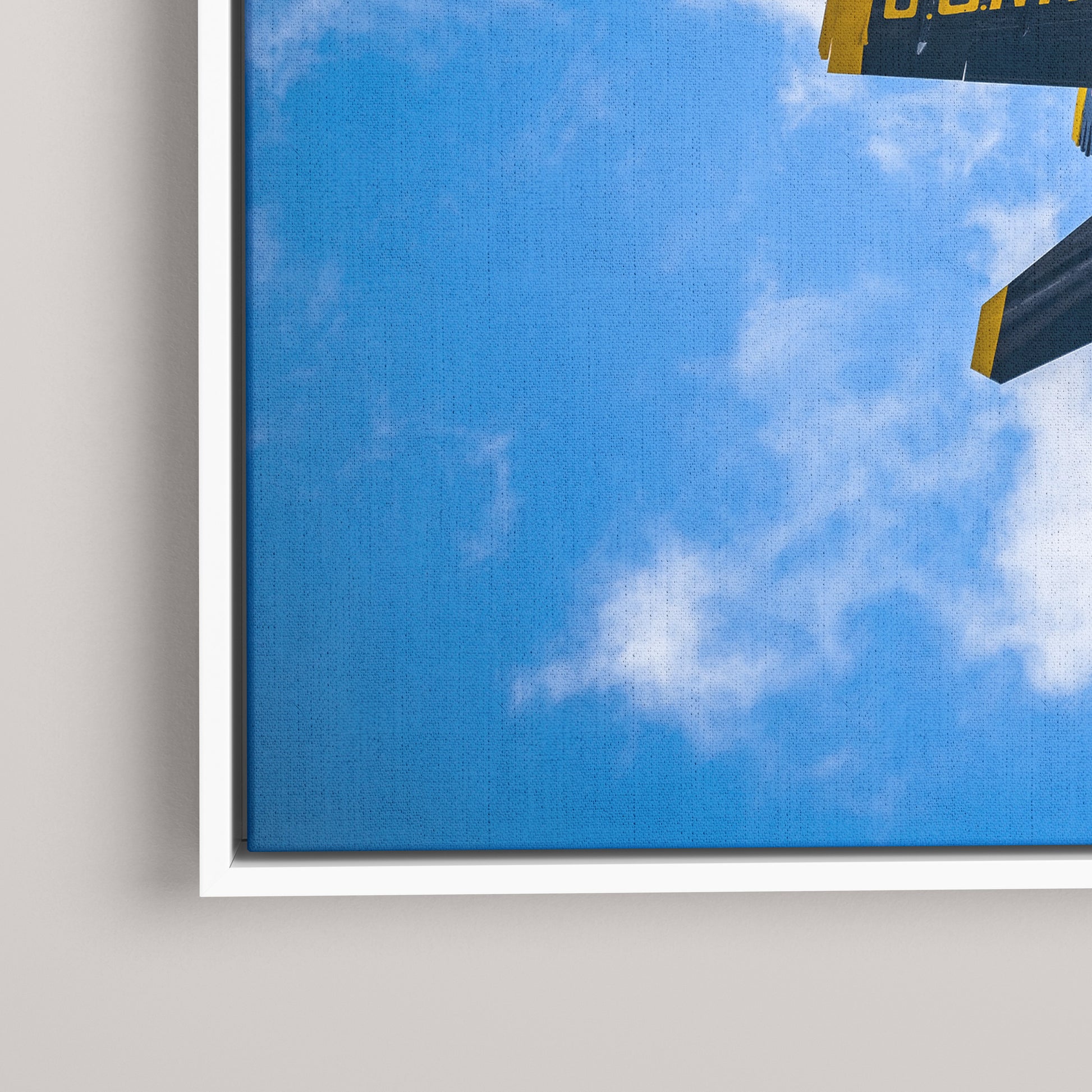 Inverted Blue — closeup1-white view