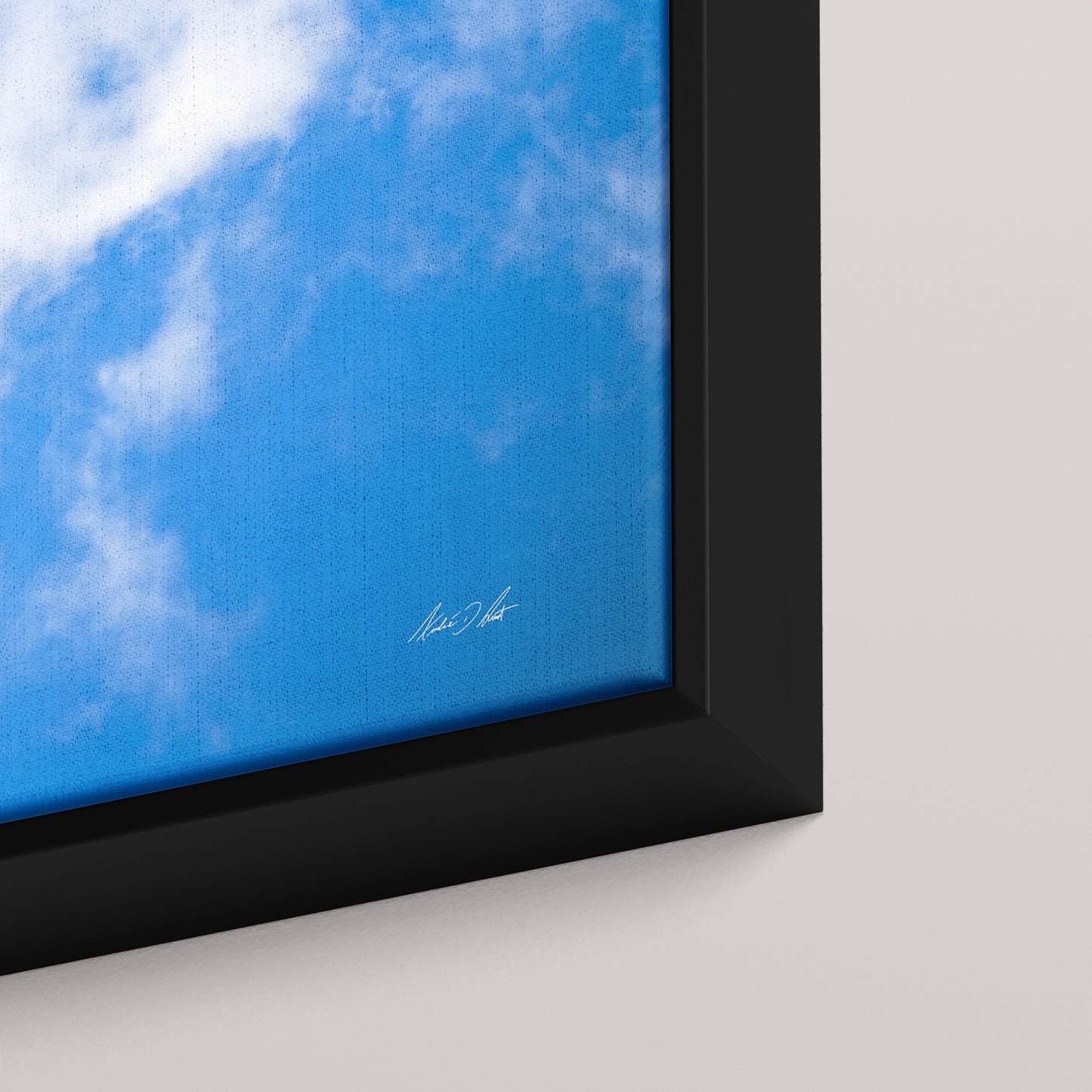 Inverted Blue — closeup3-black view