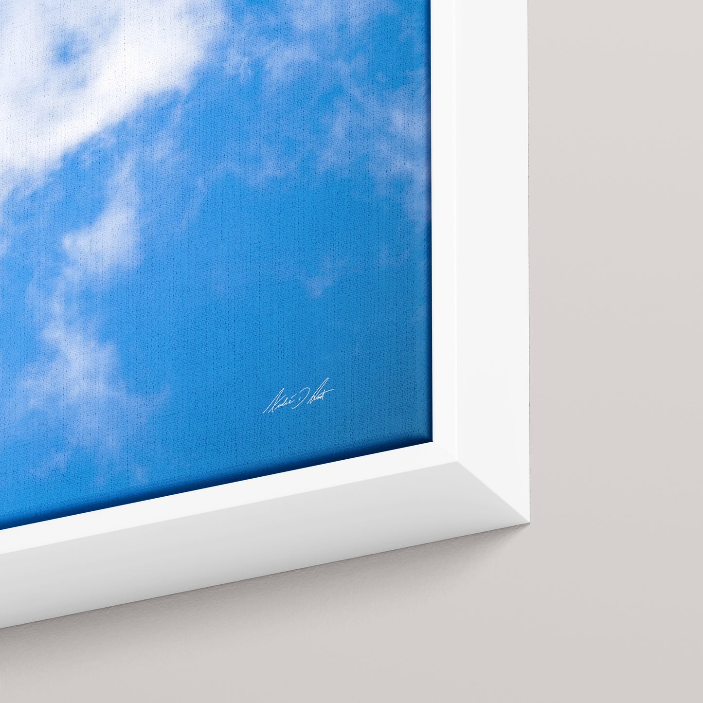 Inverted Blue — closeup3-white view