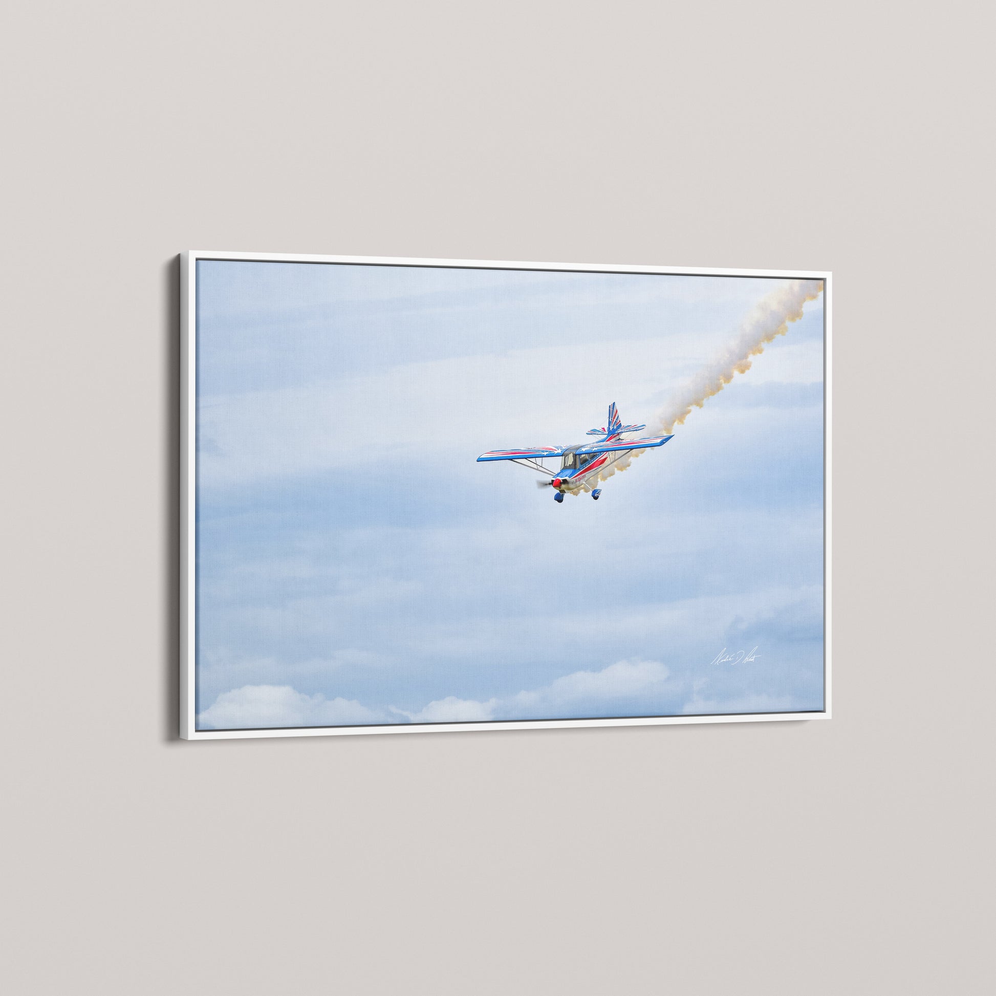 Smoke On — angled-white view